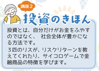 2022夏キッズ・マネー・ステーション　こどものお金　投資のきほん　講座