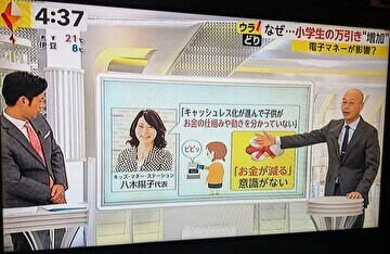 キッズマネーステーション八木陽子 フジテレビ取材協力